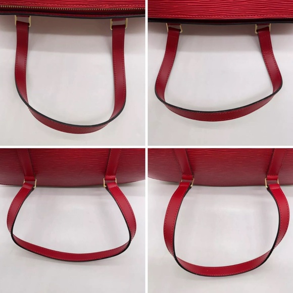Auth Louis Vuitton Epi Suoufflot Red With Pouch - Picture 7 of 11